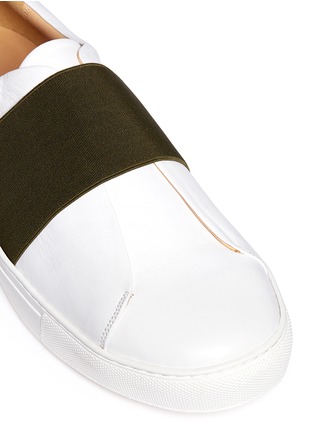 Detail View - Click To Enlarge - BING XU - 'Hudson' elastic band slip-on sneakers
