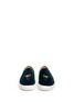 Front View - Click To Enlarge - BING XU - 'TriBeCa+' flamingo embroidered velvet skate slip-ons