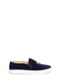 Main View - Click To Enlarge - BING XU - 'TriBeCa+' toco embroidered velvet slip-ons