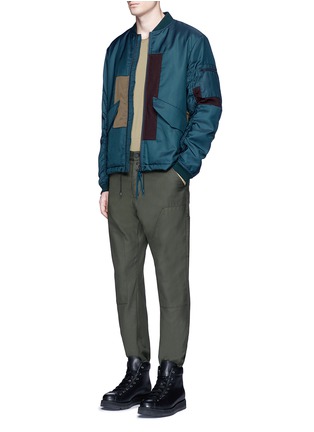 Figure View - Click To Enlarge - OAMC - Patchwork padded bomber jacket