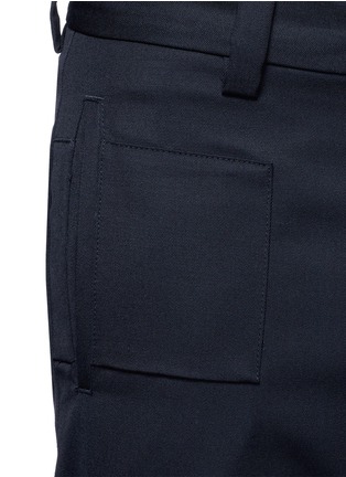 Detail View - Click To Enlarge - OAMC - Zip cuff cropped virgin wool pants