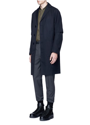 Figure View - Click To Enlarge - OAMC - 'Airborne' virgin wool trench coat