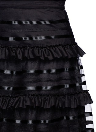 Detail View - Click To Enlarge - 68244 - 'Sea' fish lace tiered ruffle skirt