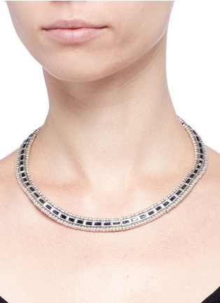 Figure View - Click To Enlarge - PHILIPPE AUDIBERT - 'Cesar Putter' beaded Swarovski crystal necklace