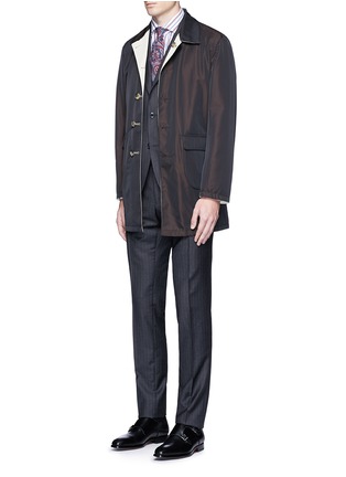Figure View - Click To Enlarge - ISAIA - 'Milano' stripe cotton shirt