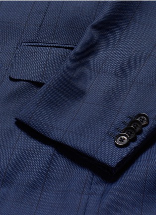  - ISAIA - 'Gregory' micro overcheck wool suit