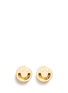 Main View - Click To Enlarge - RUIFIER - 'Happy' 18k yellow gold chain stud earrings