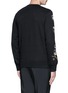 Back View - Click To Enlarge - ALEXANDER MCQUEEN - Floral embroidery sweatshirt