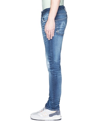 Detail View - Click To Enlarge - DENHAM - 'Razor' distressed slim fit jeans