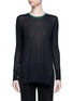 Main View - Click To Enlarge - RAG & BONE - 'Verity' contrast back long cashmere sweater