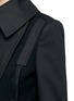 Detail View - Click To Enlarge - ALEXANDER MCQUEEN - Cotton patchwork felted virgin wool military coat