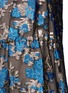 Detail View - Click To Enlarge - LANVIN - Metallic floral jacquard silk split front dress