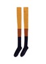 Main View - Click To Enlarge - STELLA MCCARTNEY - 'Millenium' colourblock long thigh high socks