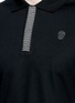 Detail View - Click To Enlarge - ALEXANDER MCQUEEN - Logo stud placket polo shirt