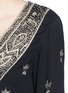 Detail View - Click To Enlarge - ALICE & OLIVIA - 'Ray' bead embroidery V-neck dress