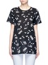 Main View - Click To Enlarge - SAINT LAURENT - Musical note print jersey T-shirt