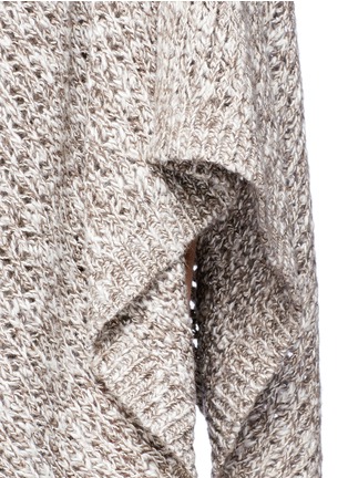 Detail View - Click To Enlarge - ALICE & OLIVIA - 'Emberle' mélange knit poncho