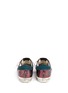 Back View - Click To Enlarge - GOLDEN GOOSE - 'Superstar' smudged metallic leather sneakers