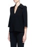 Front View - Click To Enlarge - CO - Flared sleeve crepe top