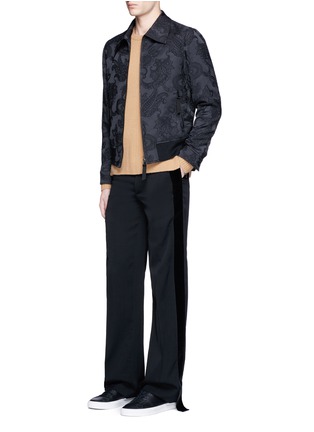Figure View - Click To Enlarge - ALEXANDER MCQUEEN - Paisley jacquard blouson jacket