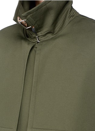 Detail View - Click To Enlarge - BALENCIAGA - Cotton twill trench coat