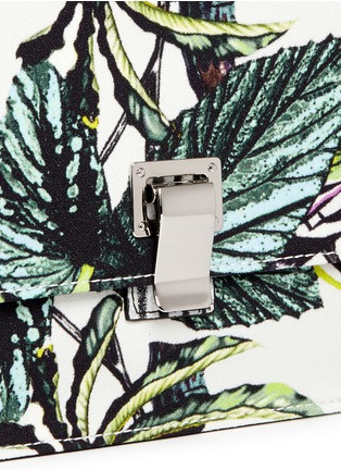 Detail View - Click To Enlarge - PROENZA SCHOULER - 'Lunch Bag' small floral print satin crepe clutch