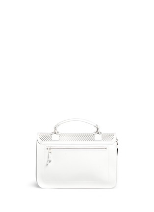 Back View - Click To Enlarge - PROENZA SCHOULER - 'PS1' medium perforated leather satchel