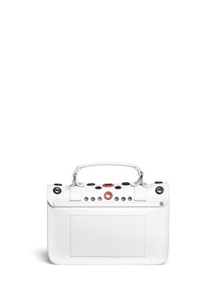 Back View - Click To Enlarge - PROENZA SCHOULER - 'PS1' tiny variegated grommet leather satchel