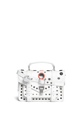 Main View - Click To Enlarge - PROENZA SCHOULER - 'PS1' tiny variegated grommet leather satchel