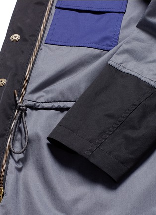  - MARNI - Reversible contrast pocket drawstring blazer