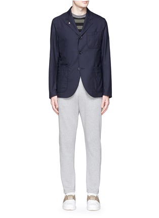 Figure View - Click To Enlarge - MARNI - Cotton French terry jogging pants