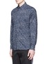 Front View - Click To Enlarge - MARNI - Oval dot print cotton poplin shirt