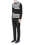 Figure View - Click To Enlarge - MARNI - Stripe cotton-wool sweater