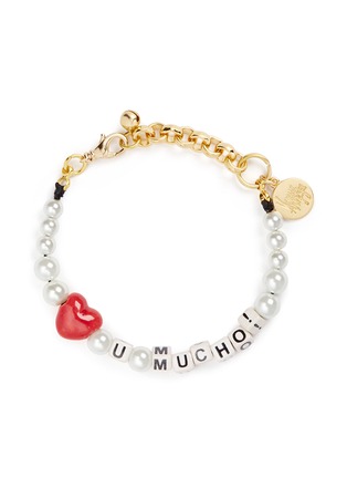 Main View - Click To Enlarge - VENESSA ARIZAGA - 'Love You Mucho' pearl bracelet