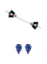 Main View - Click To Enlarge - JOOMI LIM - 'Pixel Perfect' crystal stud and cuff earring set