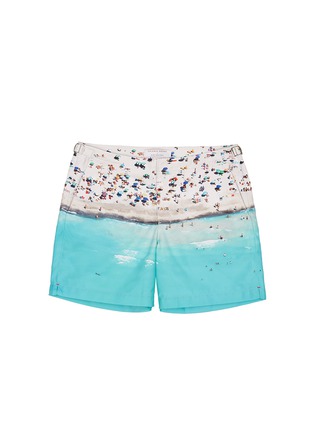 Main View - Click To Enlarge - ORLEBAR BROWN - Bulldog Alex Maclean' beach print swim shorts
