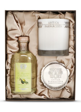 Main View - Click To Enlarge - ANTICA FARMACISTA - Home Ambience gift set – Lemon, Verbena & Cedar