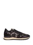 Main View - Click To Enlarge - VALENTINO GARAVANI - Leather combo lace sneakers