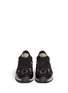 Figure View - Click To Enlarge - VALENTINO GARAVANI - Leather combo lace sneakers