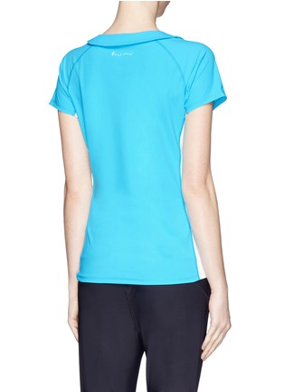 Back View - Click To Enlarge - HU-NU - Two-way collar T-shirt