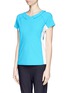 Front View - Click To Enlarge - HU-NU - Two-way collar T-shirt
