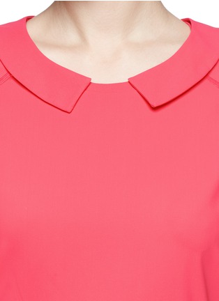 Detail View - Click To Enlarge - HU-NU - Two-way collar T-shirt