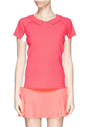 Main View - Click To Enlarge - HU-NU - Two-way collar T-shirt