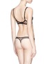Back View - Click To Enlarge - L'AGENT - 'Carleta' padded lace demi bra