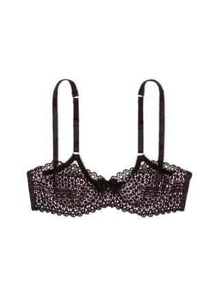 Main View - Click To Enlarge - L'AGENT - 'Carleta' padded lace demi bra