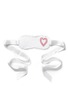 Figure View - Click To Enlarge - L'AGENT - 'Esthar' heart embroidery lace eye mask