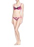 Figure View - Click To Enlarge - L'AGENT - 'Reya' lace tulle mini briefs