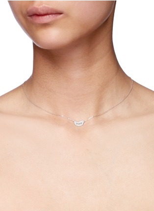 Detail View - Click To Enlarge - BAO BAO WAN - 'Little Pea' 18k gold diamond pearl necklace