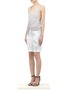Figure View - Click To Enlarge - 3.1 PHILLIP LIM - Floral and metallic stripe pencil skirt