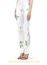 Front View - Click To Enlarge - 3.1 PHILLIP LIM - Floral and metallic stripe skinny jeans